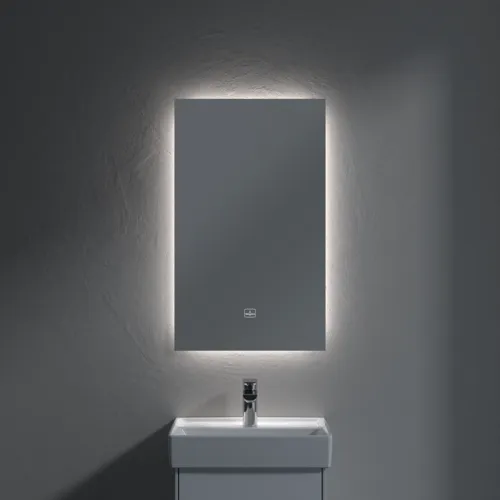 VILLEROY BOCH Více k vidění Zrcadlo Lite, s osvětlením, 450 x 750 x 24 mm #A4594500, obrázek 7