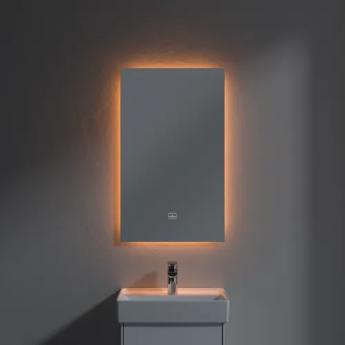 VILLEROY BOCH Více k vidění Zrcadlo Lite, s osvětlením, 450 x 750 x 24 mm #A4594500, obrázek 8
