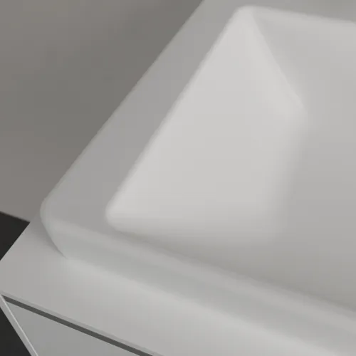 VILLEROY BOCH Umyvadlo Subway 3.0, 600 x 470 x 165 mm, Stone White CeramicPlus, bez přepadu, leštěné #4A706LRW, obrázek 5