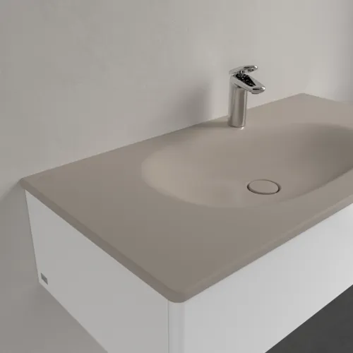 VILLEROY BOCH Umyvadlo na skříňku Antao, 1000 x 500 x 150 mm, Almond CeramicPlus, bez přepadu #4A76A2AM, obrázek 7
