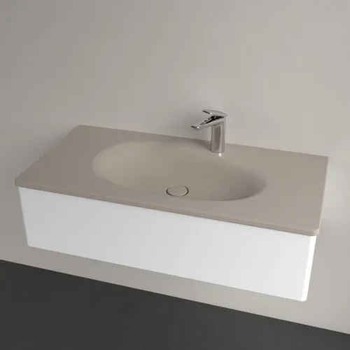 VILLEROY BOCH Umyvadlo na skříňku Antao, 1000 x 500 x 150 mm, Almond CeramicPlus, bez přepadu #4A76A2AM, obrázek 3