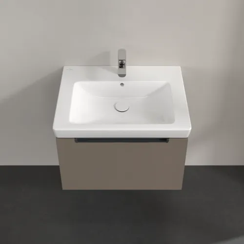 VILLEROY BOCH Subway 2.0 Vanity unit, 1 zásuvka, 637 x 420 x 454 mm, Truffle Grey #A68810VG, obrázek 4