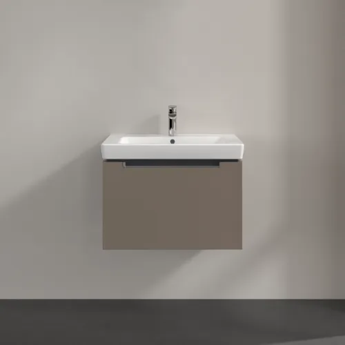 VILLEROY BOCH Subway 2.0 Vanity unit, 1 zásuvka, 637 x 420 x 454 mm, Truffle Grey #A68810VG, obrázek 3