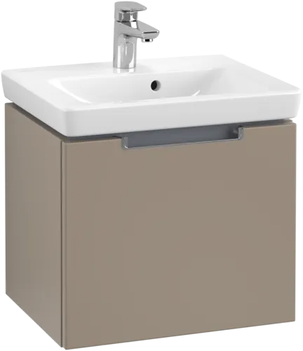 VILLEROY BOCH Subway 2.0 Vanity unit, 1 zásuvka, 485 x 420 x 379 mm, Truffle Grey #A68510VG, obrázek 1