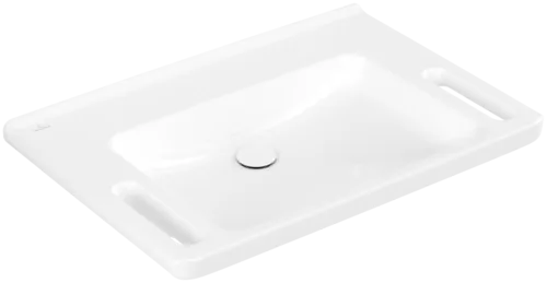VILLEROY BOCH Umyvadlo ViCare ViCare, 800 x 550 x 180 mm, bílé Alpine CeramicPlus, bez přepadu #4A6883R1
