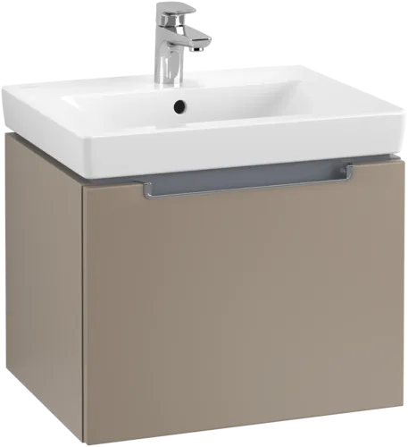 VILLEROY BOCH Subway 2.0 Vanity unit, 1 zásuvka, 537 x 420 x 423 mm, Truffle Grey #A68610VG, obrázek 1