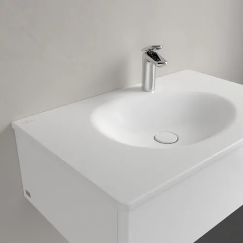 VILLEROY BOCH Umyvadlo na skříňku Antao, 800 x 500 x 150 mm, Stone White CeramicPlus, bez přepadu #4A7581RW, obrázek 7
