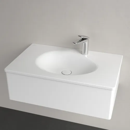 VILLEROY BOCH Umyvadlo na skříňku Antao, 800 x 500 x 150 mm, Stone White CeramicPlus, bez přepadu #4A7581RW, obrázek 3