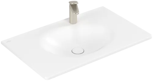 VILLEROY BOCH Umyvadlo na skříňku Antao, 800 x 500 x 150 mm, Stone White CeramicPlus, bez přepadu #4A7581RW
