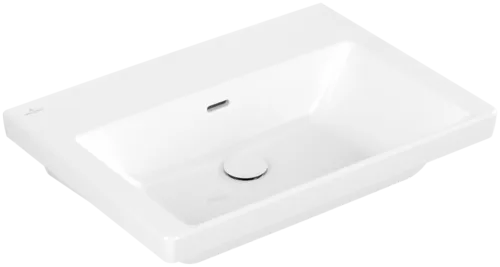 VILLEROY BOCH Umyvadlo Subway 3.0, 650 x 470 x 165 mm, bílá Alpine CeramicPlus, s přepadem, neleštěné #4A7067R1