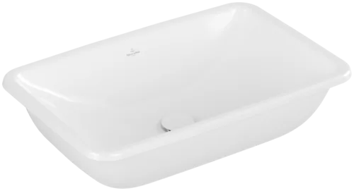 VILLEROY BOCH Vestavné umyvadlo Loop & Friends, 675 x 450 x 185 mm, bílá Alpine, bez přepadu, neleštěné #4A660101