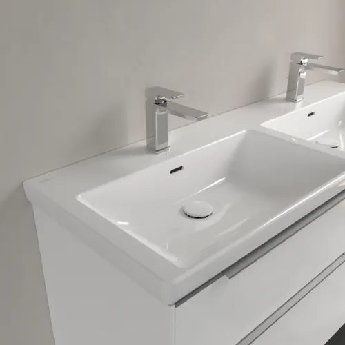 VILLEROY BOCH Dvojumyvadlo Subway 3.0, 1300 x 475 x 165 mm, bílé Alpine CeramicPlus, s přepadem #4A71D5R1, obrázek 8