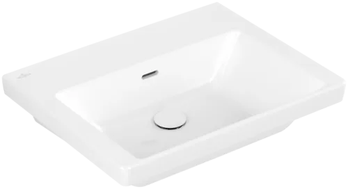 VILLEROY BOCH Umyvadlo Subway 3.0, 600 x 470 x 165 mm, bílá Alpine CeramicPlus, s přepadem, neleštěné #4A7062R1
