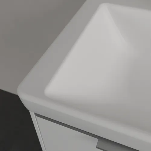 VILLEROY BOCH Dvojumyvadlo Subway 3.0 Cabinet, 1300 x 475 x 165 mm, Stone White CeramicPlus, bez přepadu #4A71D1RW, obrázek 5