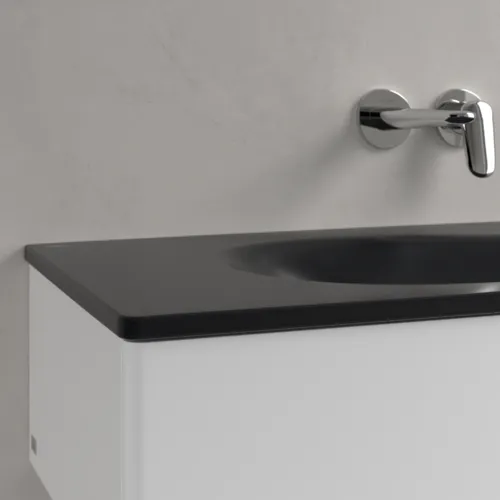 VILLEROY BOCH Umyvadlo na skříňku Antao, 1000 x 500 x 150 mm, Pure Black CeramicPlus, bez přepadu #4A76A3R7, obrázek 6