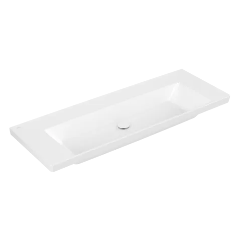 VILLEROY BOCH Umyvadlo na skříňku Subway 3.0, 1300 x 475 x 170 mm, Stone White CeramicPlus, bez přepadu #4A70D3RW
