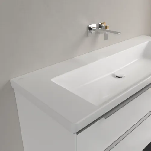 VILLEROY BOCH Umyvadlo na skříňku Subway 3.0, 1300 x 475 x 170 mm, Stone White CeramicPlus, bez přepadu #4A70D3RW, obrázek 7