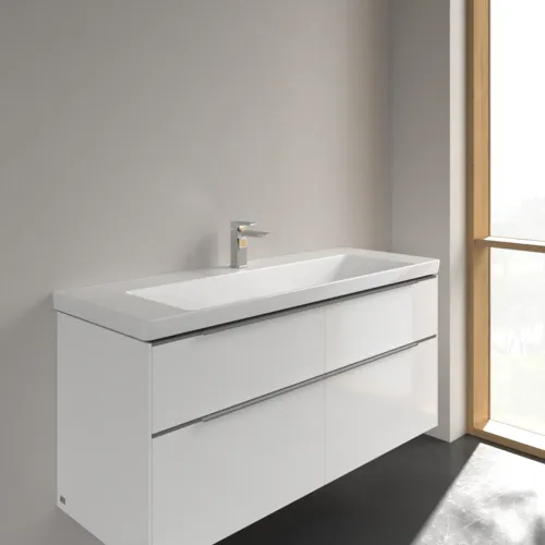 VILLEROY BOCH Skříňkové umyvadlo Subway 3.0, 1300 x 470 x 170 mm, bílá alpská, bez přepadu #4A70D201, obrázek 2