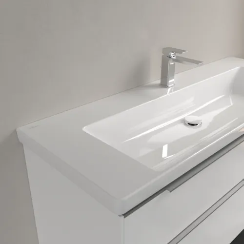 VILLEROY BOCH Skříňkové umyvadlo Subway 3.0, 1300 x 470 x 170 mm, bílá alpská, bez přepadu #4A70D201, obrázek 7