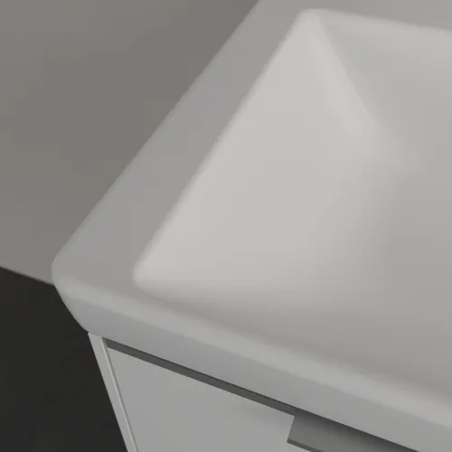 VILLEROY BOCH Dvojumyvadlo Subway 3.0 Cabinet, 1300 x 475 x 165 mm, Stone White CeramicPlus, bez přepadu #4A71D3RW, obrázek 5