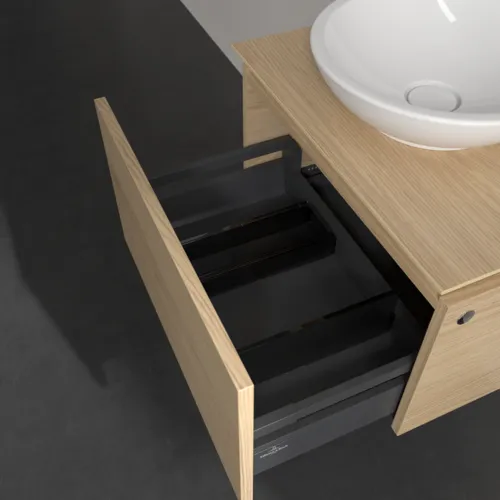 VILLEROY BOCH Legato toaletní skříňka, 1 zásuvka, 600 x 380 x 500 mm, severský dub / severský dub #B56700VJ, obrázek 6