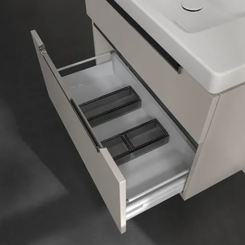 VILLEROY BOCH Subway 2.0 Vanity unit, 2 výsuvy, 787 x 590 x 449 mm, Soft Grey #A91410VK, obrázek 6