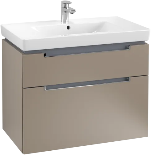 VILLEROY BOCH Subway 2.0 Vanity unit, 2 výsuvy, 787 x 590 x 449 mm, Truffle Grey #A91410VG