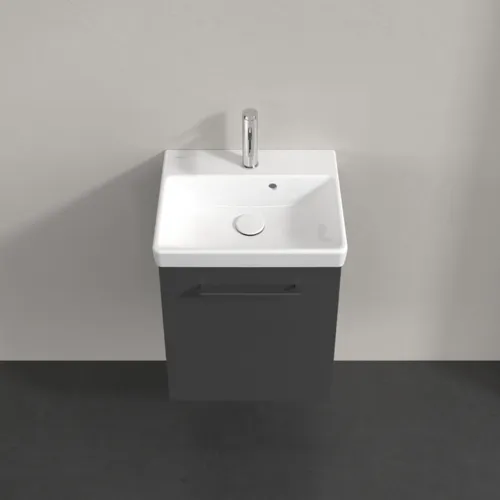 VILLEROY BOCH Avento toaletní skříňka, 1 dvířka, 426 x 514 x 384 mm, grafitová barva #A88701VR, obrázek 4