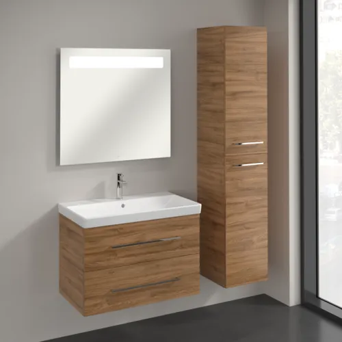 VILLEROY BOCH Vysoká skříň Avento, 2 dveře, 346 x 1760 x 404 mm, dub Kansas #A89401RH, obrázek 2