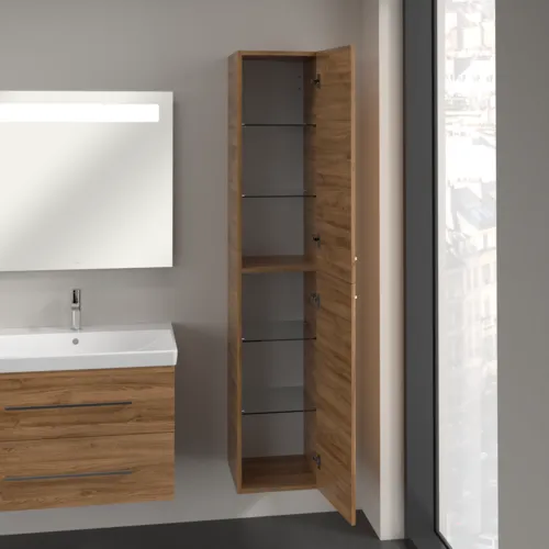 VILLEROY BOCH Vysoká skříň Avento, 2 dveře, 346 x 1760 x 404 mm, dub Kansas #A89401RH, obrázek 4