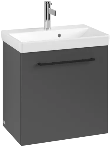 VILLEROY BOCH Avento toaletní skříňka, 1 dvířka, 526 x 514 x 384 mm, grafitová barva #A88810VR