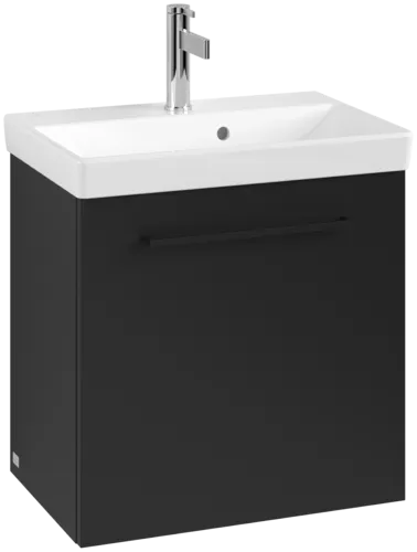 VILLEROY BOCH Avento toaletní skříňka, 1 dveře, 526 x 514 x 384 mm, Volcano Black #A88810VL