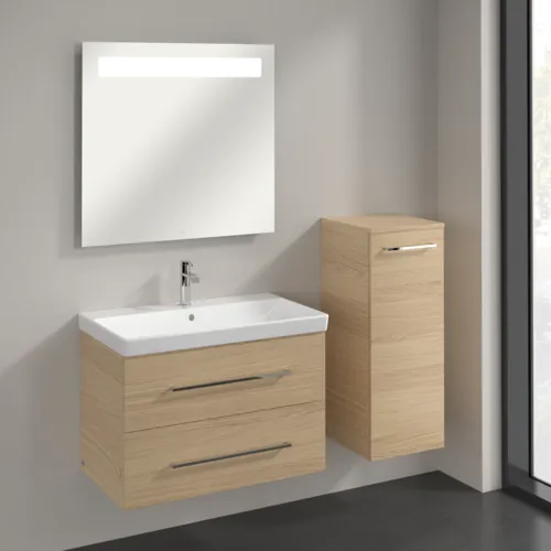 VILLEROY BOCH Boční skříňka Avento, 1 dveře, 347 x 888 x 405 mm, dub severský #A89501VJ, obrázek 2