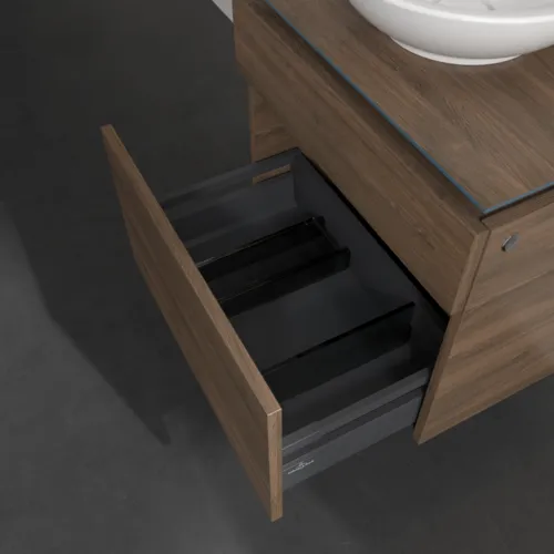 VILLEROY BOCH Legato toaletní skříňka, 2 výsuvy, 600 x 550 x 500 mm, Arizona Oak / Arizona Oak #B56800VH, obrázek 6