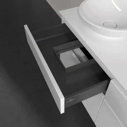 VILLEROY BOCH Legato toaletní skříňka, 4 výsuvy, 1200 x 550 x 500 mm, lesklá bílá / lesklá bílá #B58000DH, obrázek 7