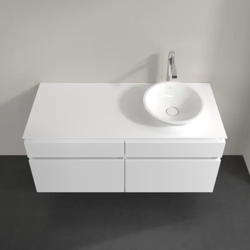 VILLEROY BOCH Legato toaletní skříňka, 4 výsuvy, 1200 x 550 x 500 mm, bílá matná / bílá matná #B58200MS, obrázek 4