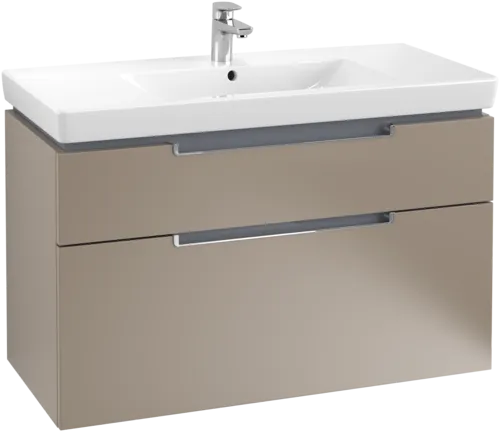 VILLEROY BOCH Subway 2.0 Vanity unit, 2 výsuvy, 987 x 590 x 449 mm, Truffle Grey #A91510VG