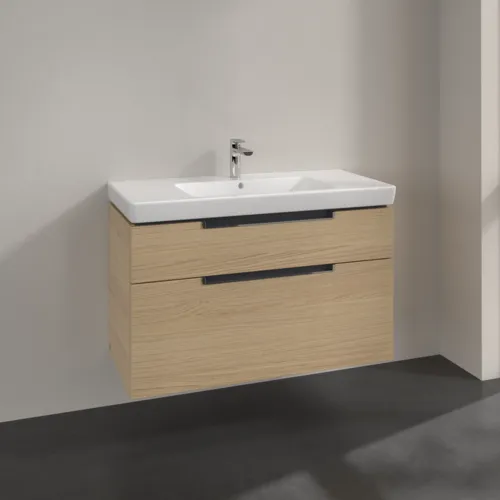 VILLEROY BOCH Subway 2.0 Vanity unit, 2 výsuvy, 987 x 590 x 449 mm, dub severský #A91510VJ, obrázek 2