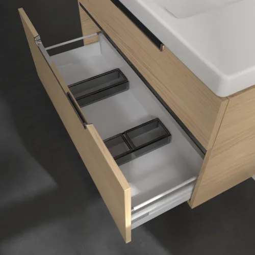 VILLEROY BOCH Subway 2.0 Vanity unit, 2 výsuvy, 987 x 590 x 449 mm, dub severský #A91510VJ, obrázek 6