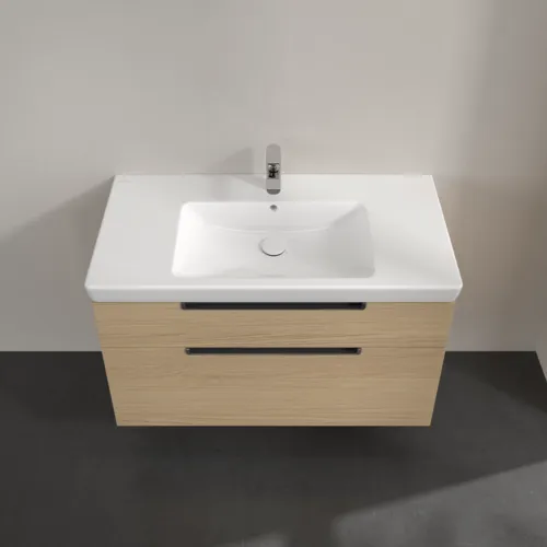 VILLEROY BOCH Subway 2.0 Vanity unit, 2 výsuvy, 987 x 590 x 449 mm, dub severský #A91510VJ, obrázek 4