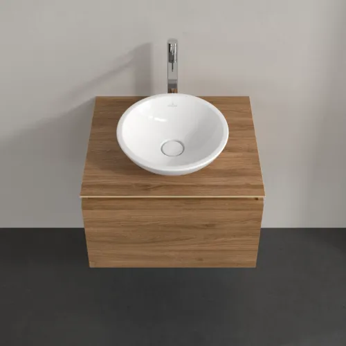VILLEROY BOCH Legato toaletní skříňka, 1 zásuvka, 600 x 380 x 500 mm, dub Kansas / dub Kansas #B56700RH, obrázek 4