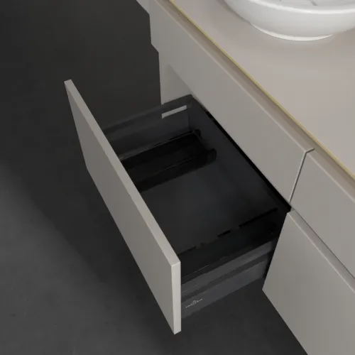 VILLEROY BOCH Legato toaletní skříňka, 4 výsuvy, 1200 x 550 x 500 mm, Soft Grey / Soft Grey #B58400VK, obrázek 6