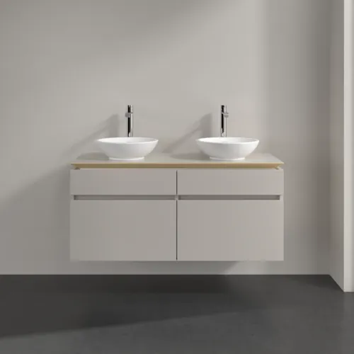 VILLEROY BOCH Legato toaletní skříňka, 4 výsuvy, 1200 x 550 x 500 mm, Soft Grey / Soft Grey #B58400VK, obrázek 3