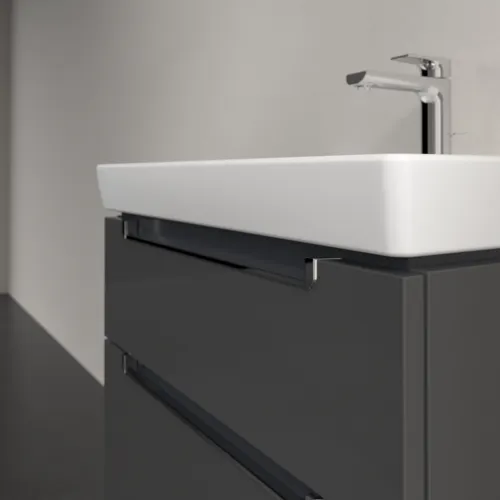 VILLEROY BOCH Subway 2.0 Vanity unit, 2 výsuvy, 637 x 590 x 454 mm, lesklá šedá #A91010FP, obrázek 5