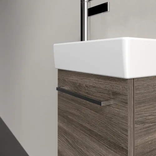 VILLEROY BOCH Avento toaletní skříňka, 1 dvířka, 340 x 514 x 234 mm, dub kamenný #A87601RK, obrázek 12