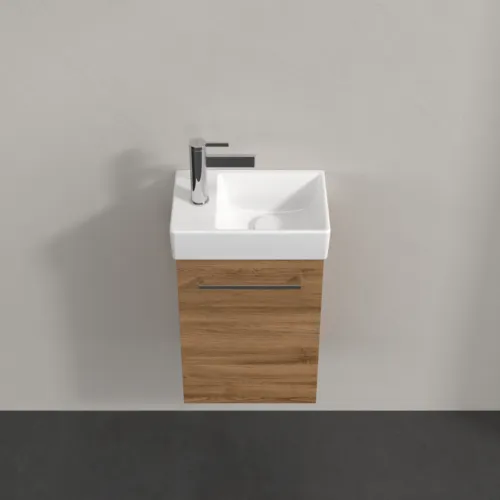 VILLEROY BOCH Avento toaletní skříňka, 1 dvířka, 340 x 514 x 234 mm, dub Kansas #A87601RH, obrázek 5