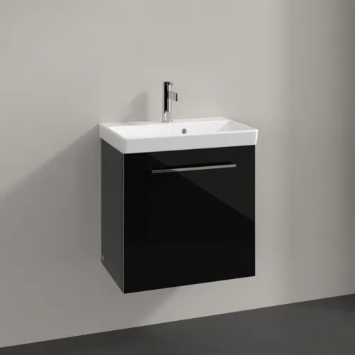 VILLEROY BOCH Avento toaletní skříňka, 1 dvířka, 530 x 514 x 384 mm, Crystal Black #A88800B3, obrázek 2