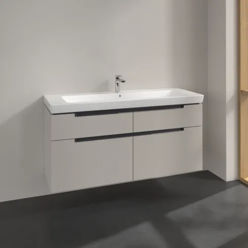 VILLEROY BOCH Subway 2.0 Vanity unit, 4 výsuvy, 1287 x 590 x 449 mm, Soft Grey #A91610VK, obrázek 2