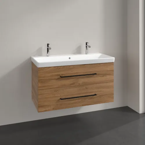 VILLEROY BOCH Avento toaletní skříňka, 2 výsuvy, 976 x 514 x 484 mm, dub Kansas #A89210RH, obrázek 2