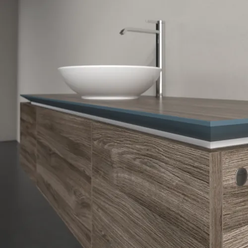 VILLEROY BOCH Legato toaletní skříňka, 3 výsuvy, 1400 x 380 x 500 mm, Kamenný dub / Kamenný dub #B58500RK, obrázek 5